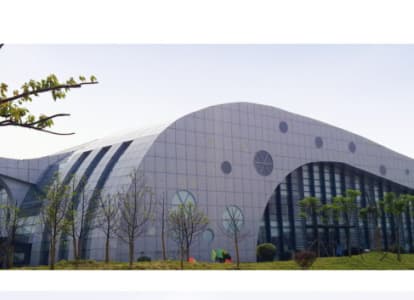 扬州会议中心外景网架工程